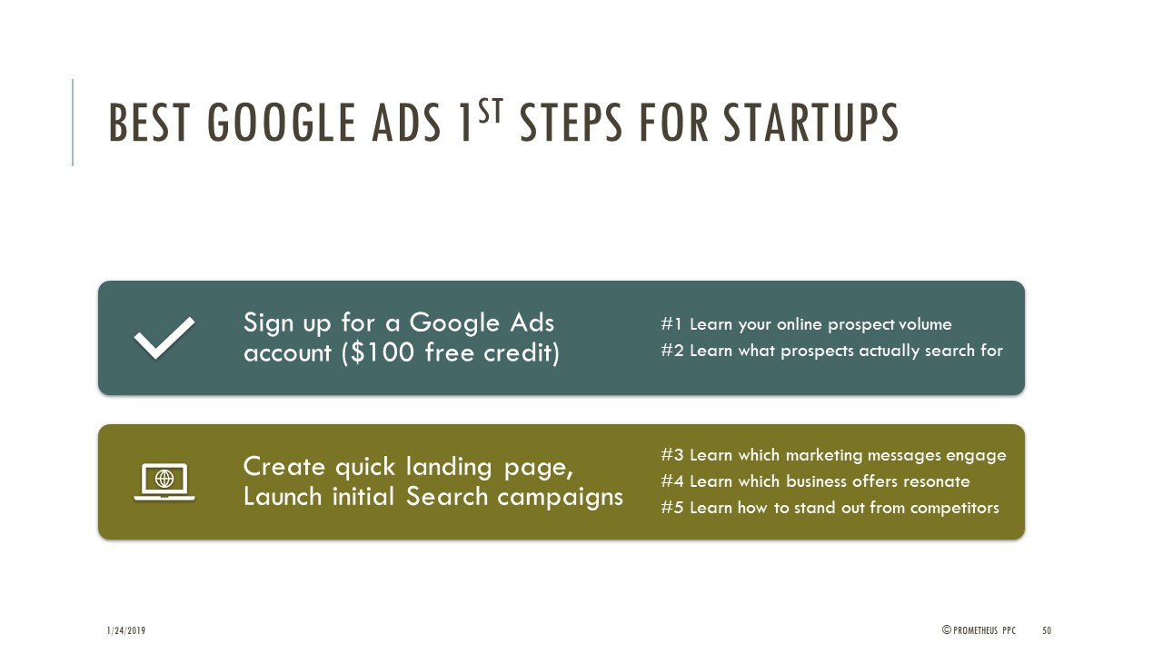 Best First Steps with Google Ads